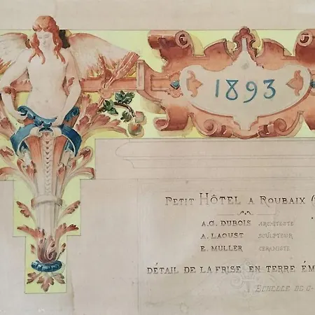 Maison Verte, Monument Historique Apartament Roubaix